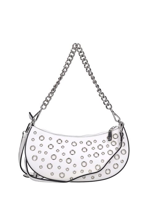 Faux leather bag with silver eyelets ERMANNO SCERVINO | 12401719BIANCO